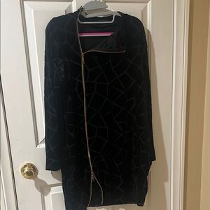 Stylish Black Women's long sleeve dress